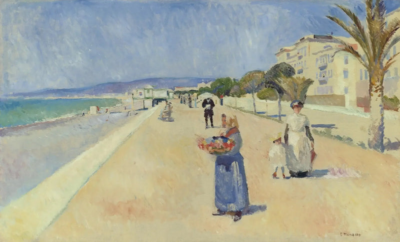 Morgon på Promenade des Anglais - Edvard Munch