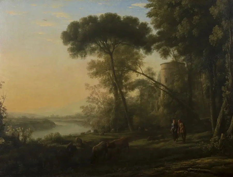 Morgon: En skogsskoglandskap - Claude Lorrain