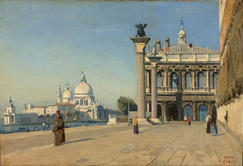 Morgon i Venedig - Jean-Baptiste Camille Corot