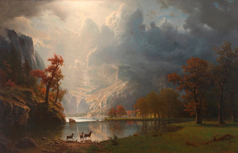 Morgon i Sierra Nevada - Albert Bierstadt