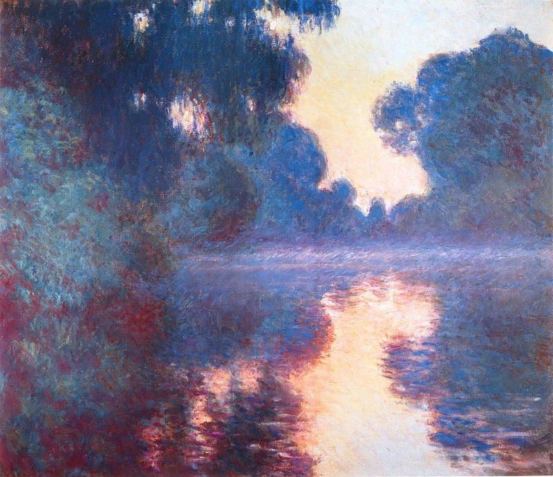 Morgon på Seine - Claude Monet