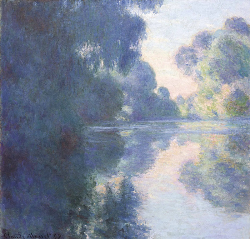 Morgon på Seine - Claude Monet