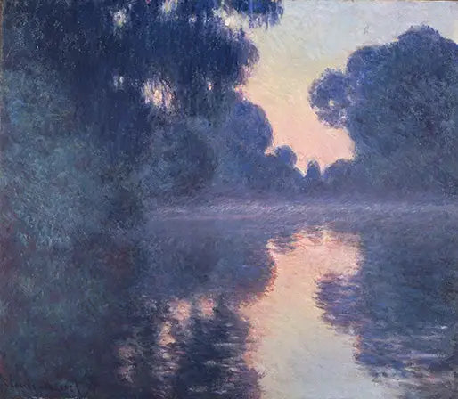 Morgon på Seine - Claude Monet