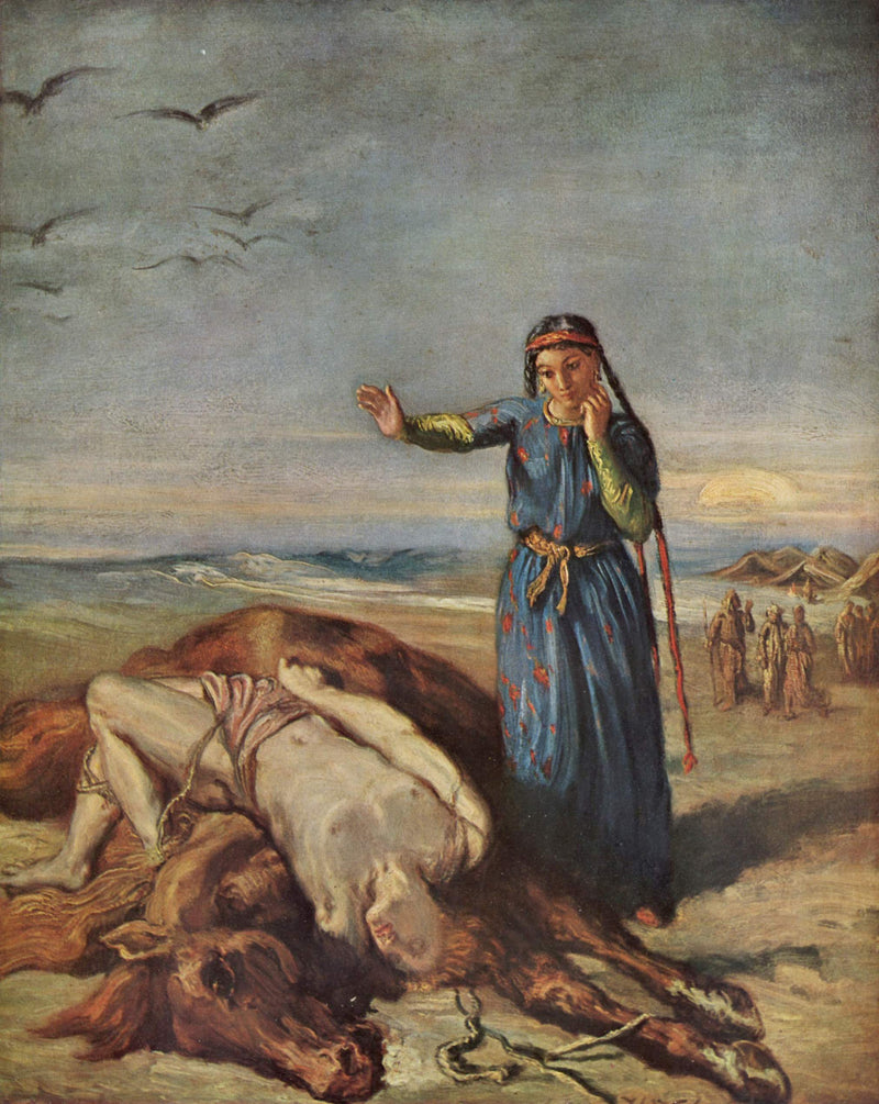 Mazeppa funnen medvetslös - Théodore Chassériau