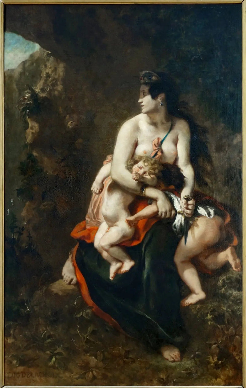 Medea i raseri - Eugène Delacroix