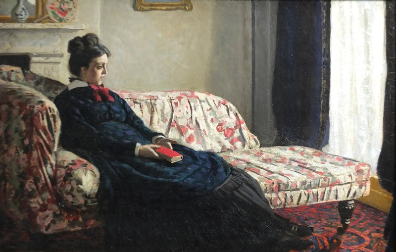 Meditation. Madame Monet på soffan - Claude Monet