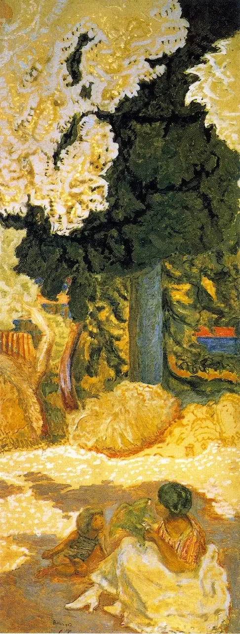 Medelhavet. Triptyk (höger panel) - Pierre Bonnard