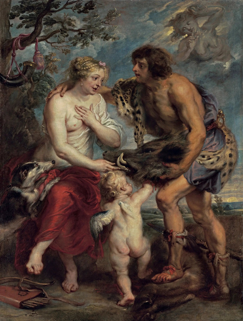 Méléagre och Attalante - Peter Paul Rubens
