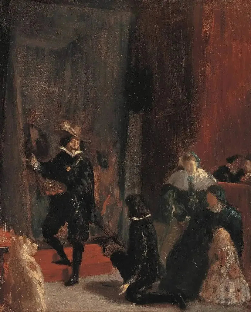 Minnet av Velázquez ("Erinnerung an Velázquez") - Edgar Degas