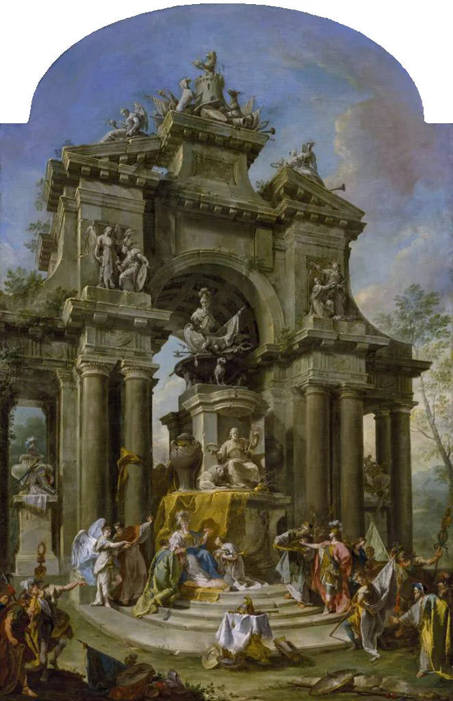 Memorial till James, första earl av Stanhope - Giovanni Battista Pittoni