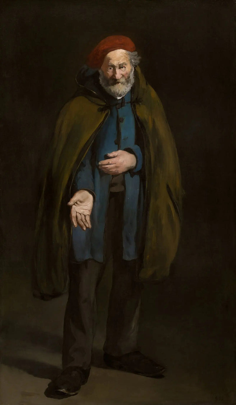 Tiggare med en duffelrock (Filosofer) - Édouard Manet