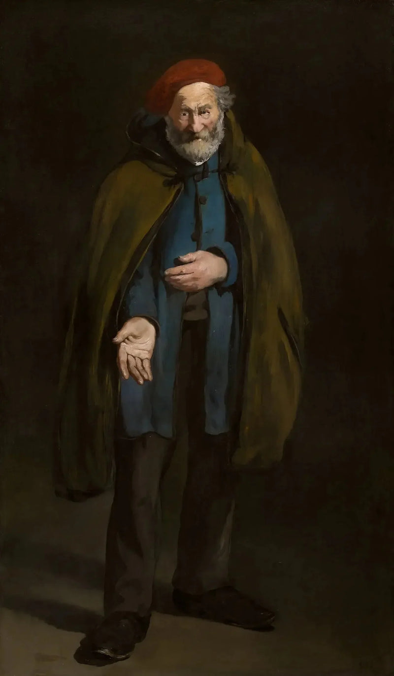Tiggare med en duffelrock (Filosofer) - Édouard Manet