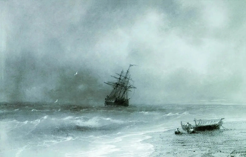 Mer orolig - Ivan Aivazovskij