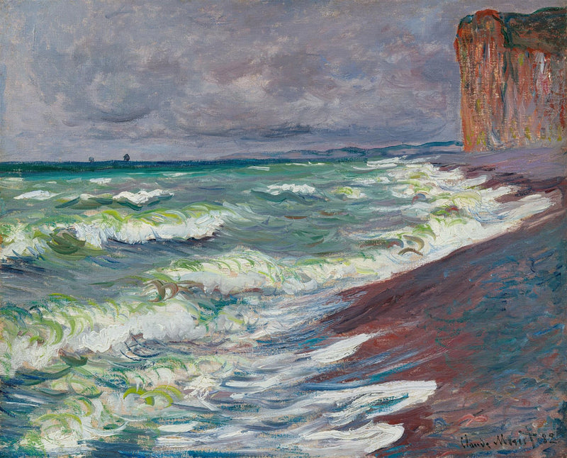 Grov sjö i Pourville W718 - Claude Monet