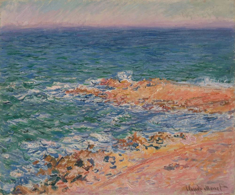 Havet i Antibes - Claude Monet