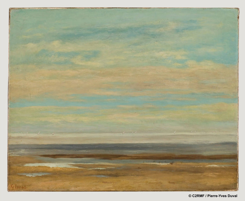 Mer lugn i Palavas - Gustave Courbet