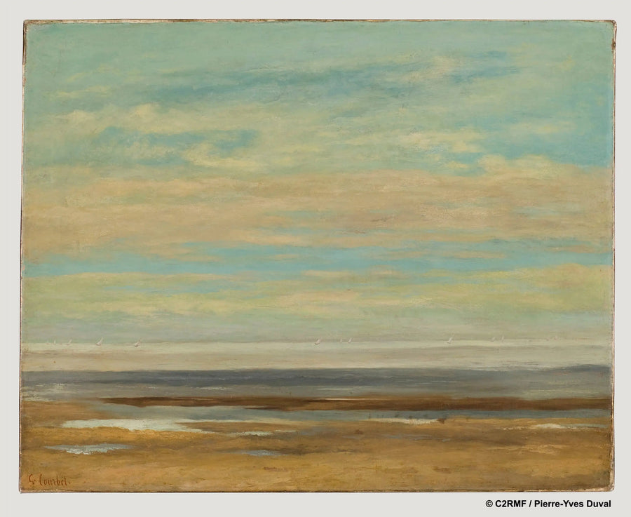 Mer lugn i Palavas - Gustave Courbet