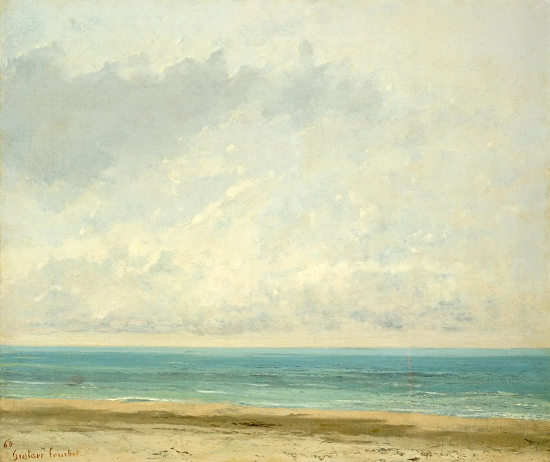 Mer lugn - Gustave Courbet