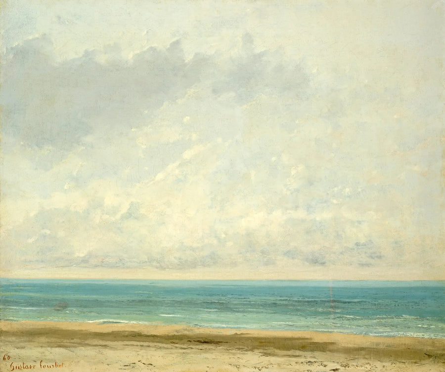 Mer lugn - Gustave Courbet