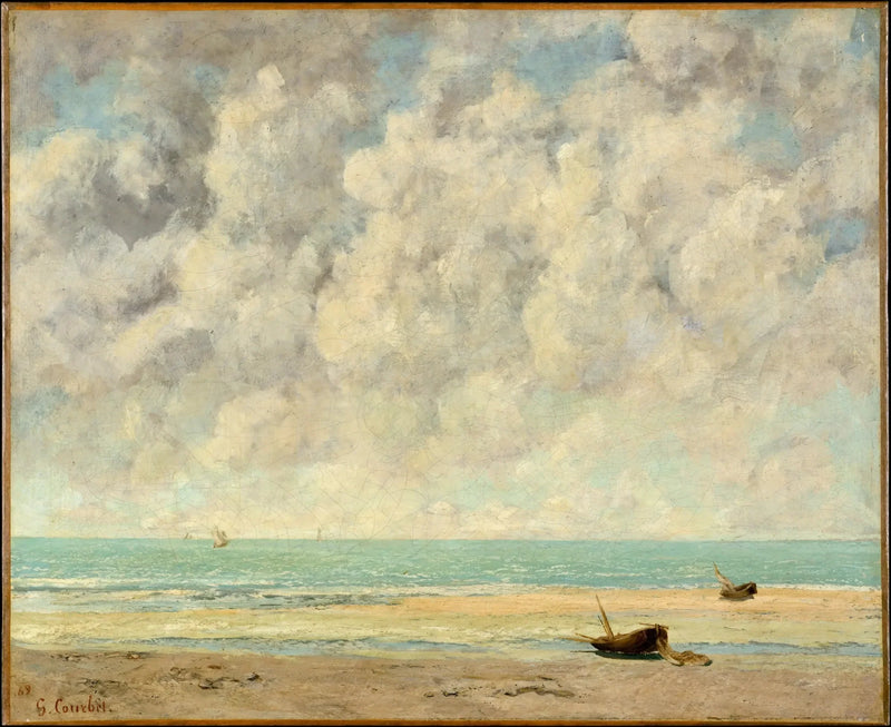 Mer lugn - Gustave Courbet
