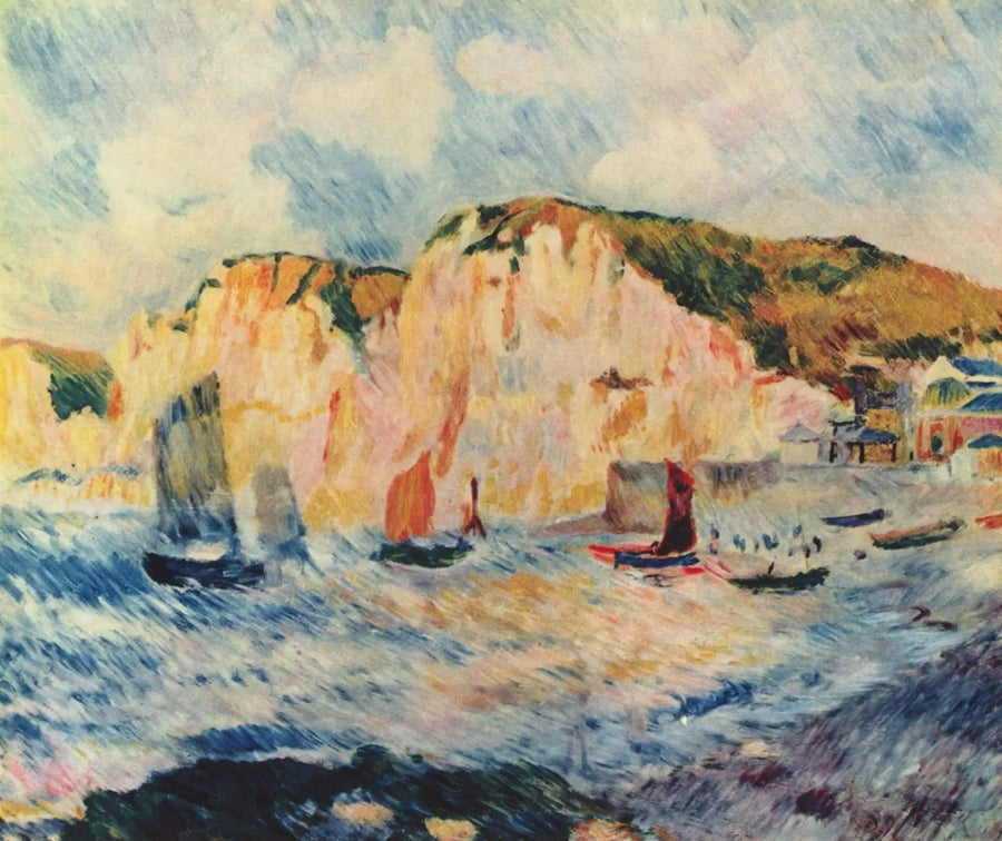 Hav och klippor - Pierre-Auguste Renoir