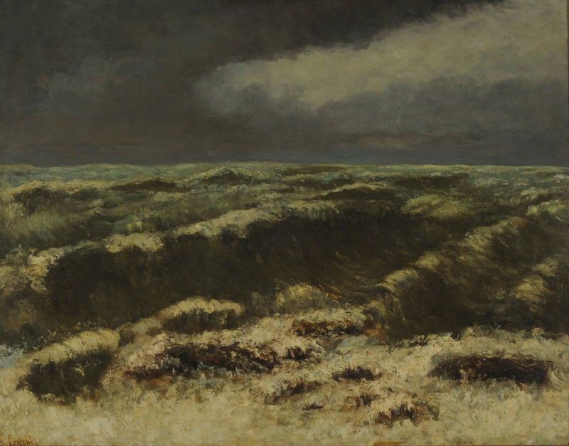 Mer Ovädersliknande - Gustave Courbet