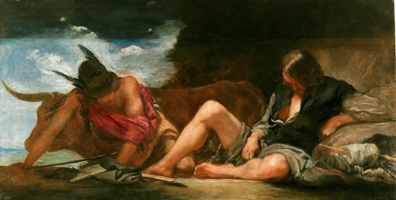 Mercure och Argos - Diego Velázquez