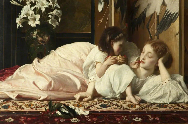 Mor och barn - Frederic Leighton