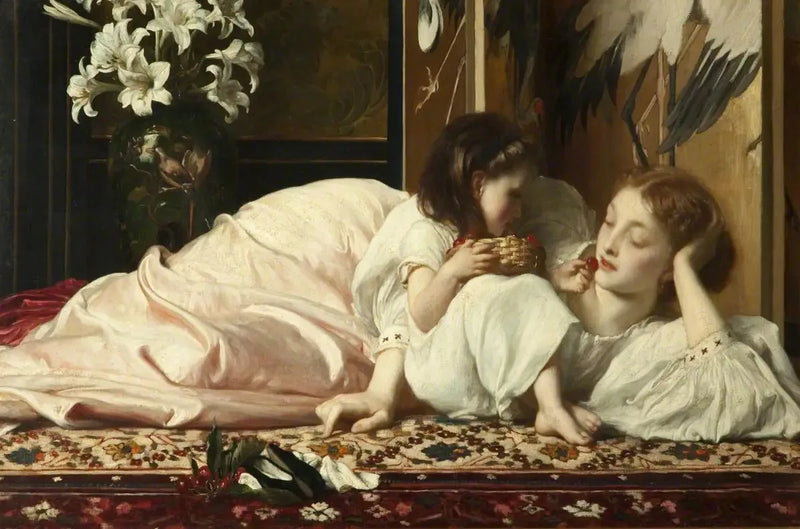 Mor och barn - Frederic Leighton