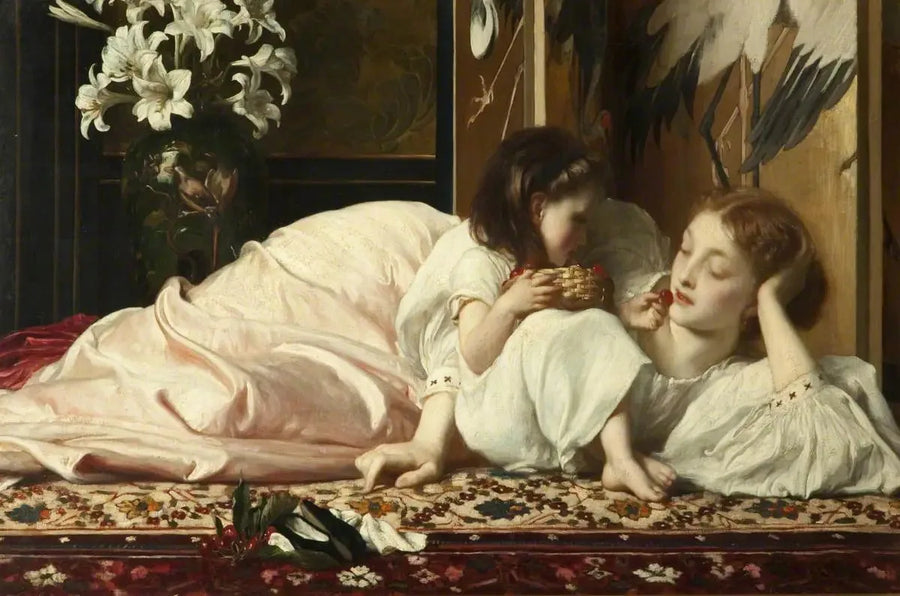 Mor och barn - Frederic Leighton