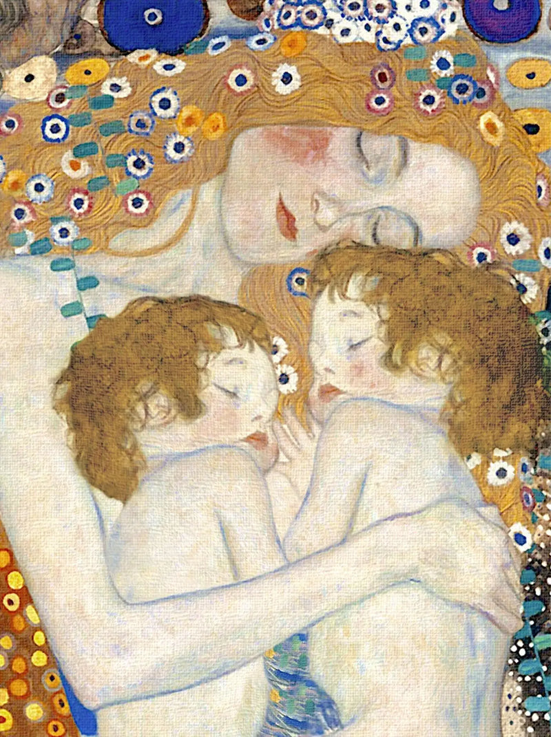 👩‍👧‍👦 Mor och barn light (Detalj från Les Trois Âges de la Femme) – Gustav Klimt (1905)