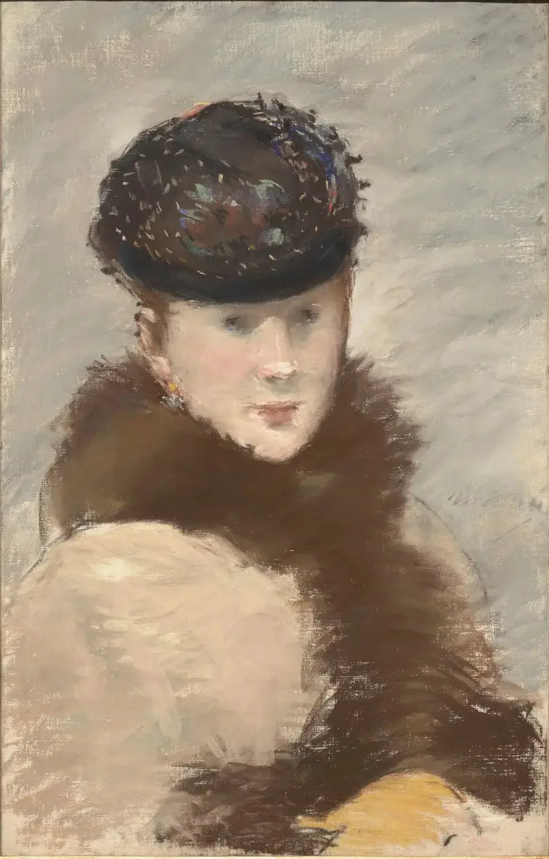 Méry Laurent med den lilla hatten - Édouard Manet