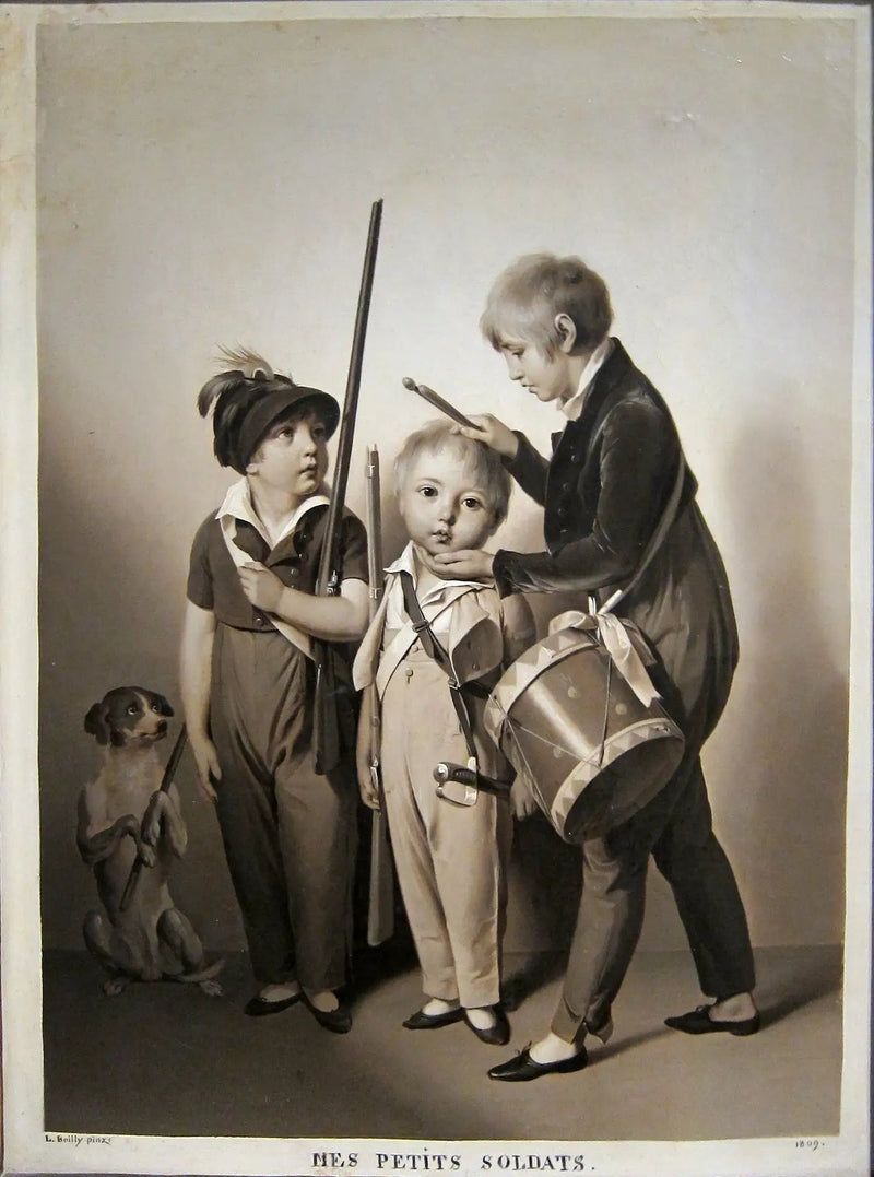 Mina små soldater - Louis-Léopold Boilly