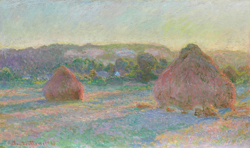 Vetehjul, slutet av sommaren W1269 - Claude Monet
