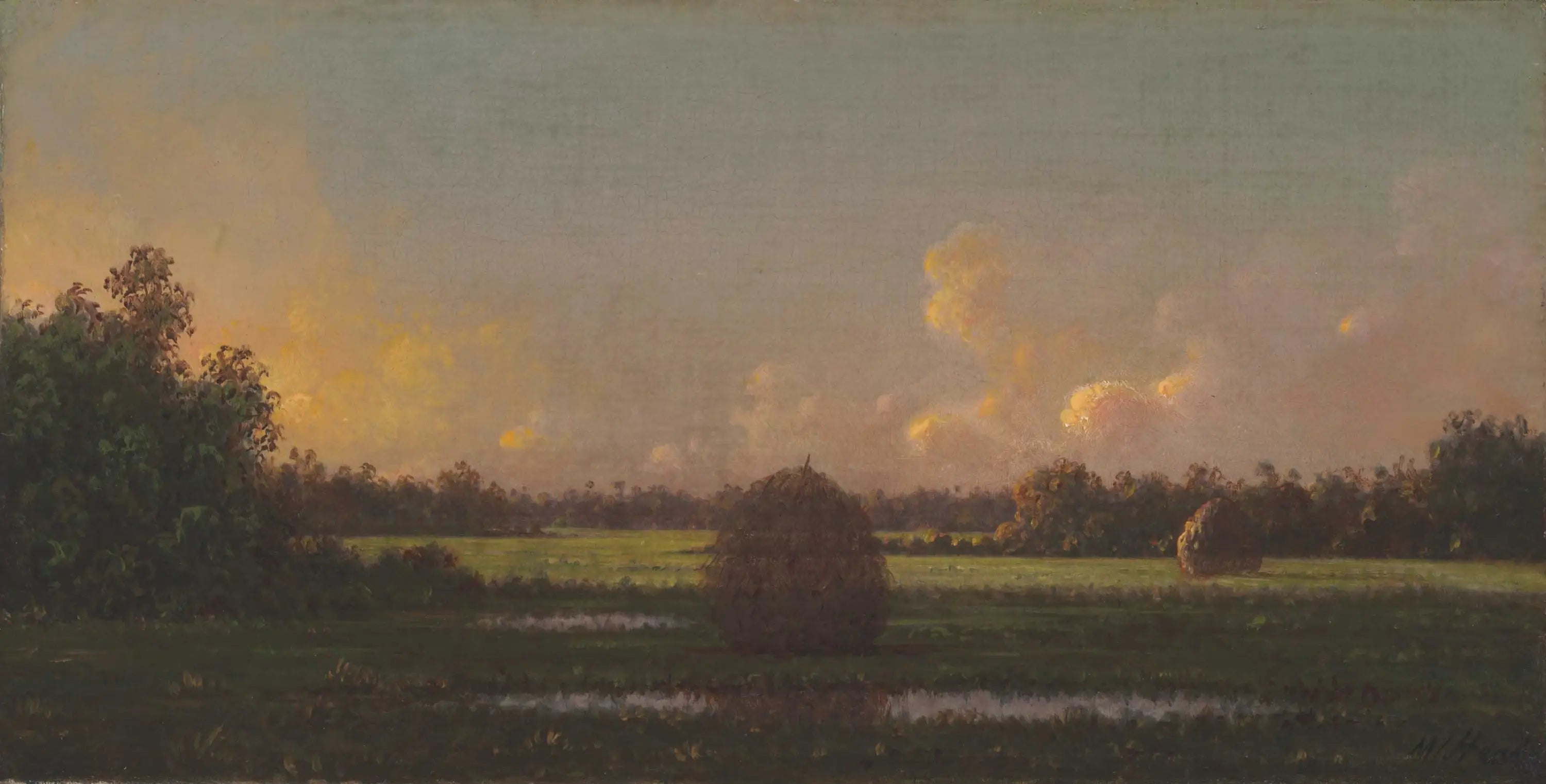 Meules de foin - Martin Johnson Heade - Alpha Reproduction