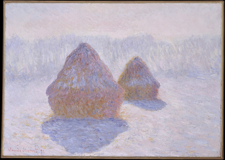 Höstråna: snöeffekt - Claude Monet