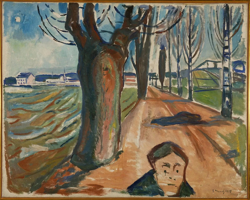 Mord på vägen - Edvard Munch