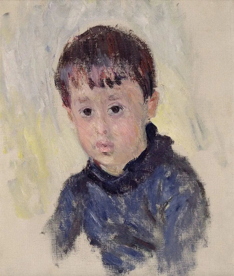 Michel Monet i blå tröja - Claude Monet