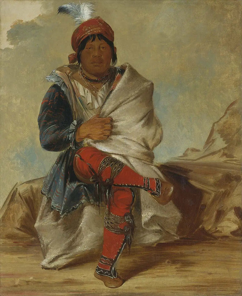 Mick-e-no-páh, stamledare - George Catlin