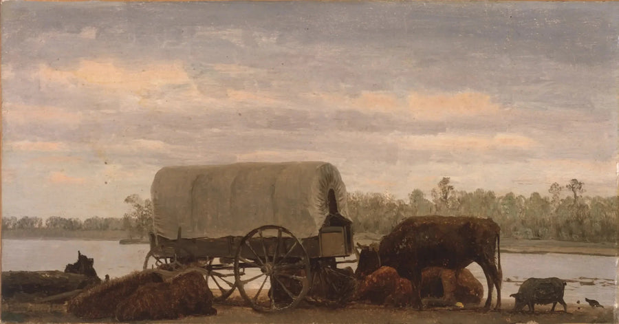 Midi på Platte - Albert Bierstadt