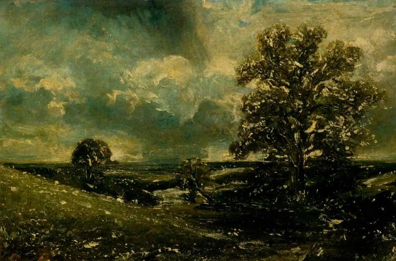 Midi, West End Fields, Hampstead, London (skiss) - John Constable