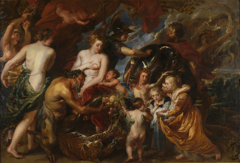 Minerva som skyddar Mars fred - Peter Paul Rubens