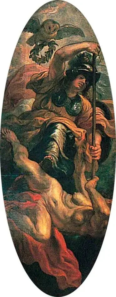Minerve genomborrar okunnigheten - Peter Paul Rubens