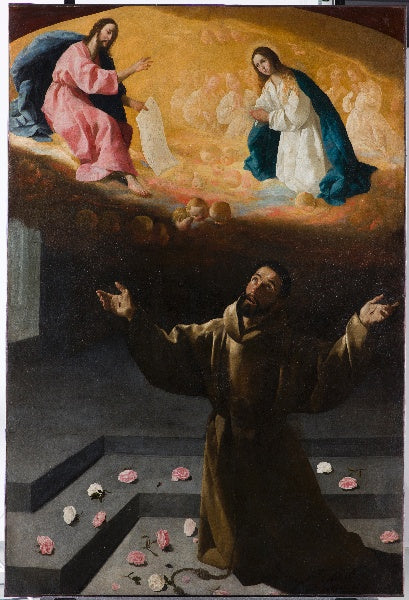 Mirakel av Portioncule - Francisco de Zurbarán