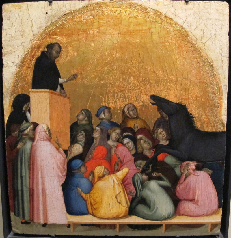 Mirakel av Saint Pierre-martyr - Bernardo Daddi