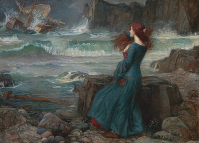 Reproduction du tableau « Miranda - The Tempest - John William Waterhouse » par Alpha Reproduction en peinture à l’huile