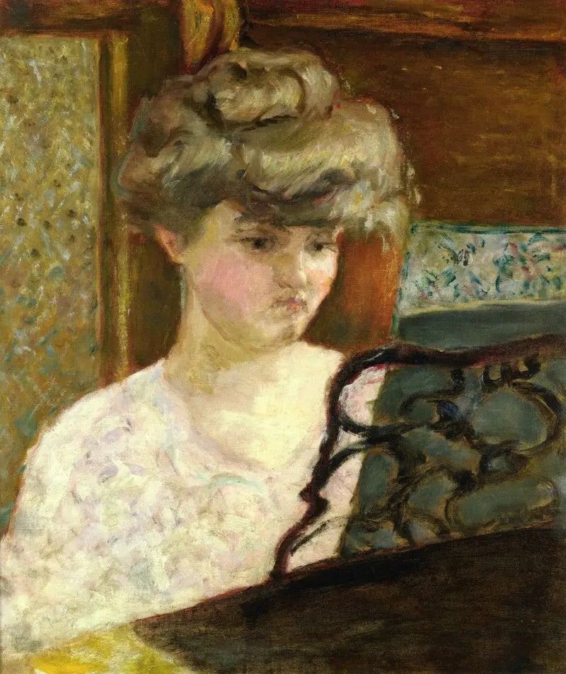 Misia vid pianot - Pierre Bonnard