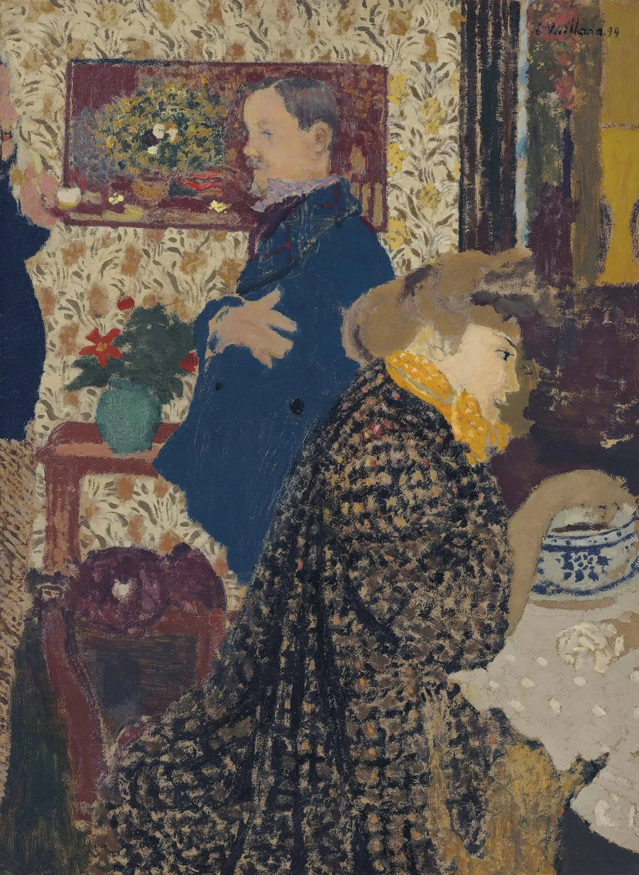 Misia och Vallotton i Villeneuve - Édouard Vuillard