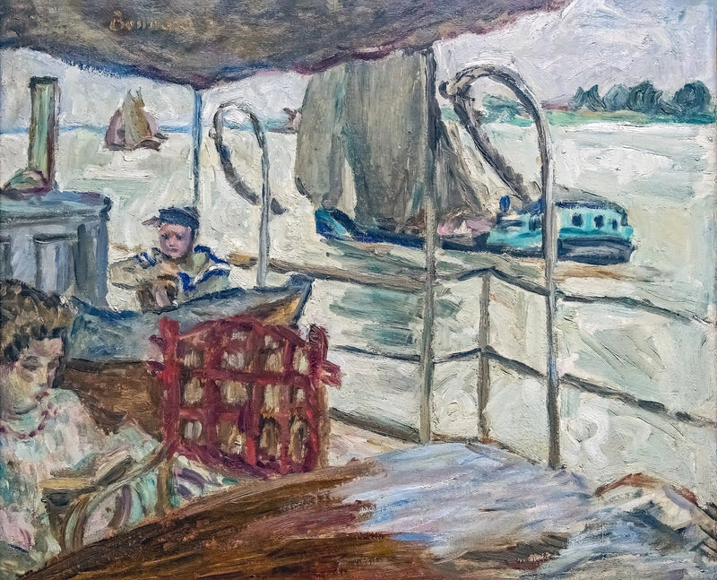 Misia Sert på Edwards fartyg - Pierre Bonnard
