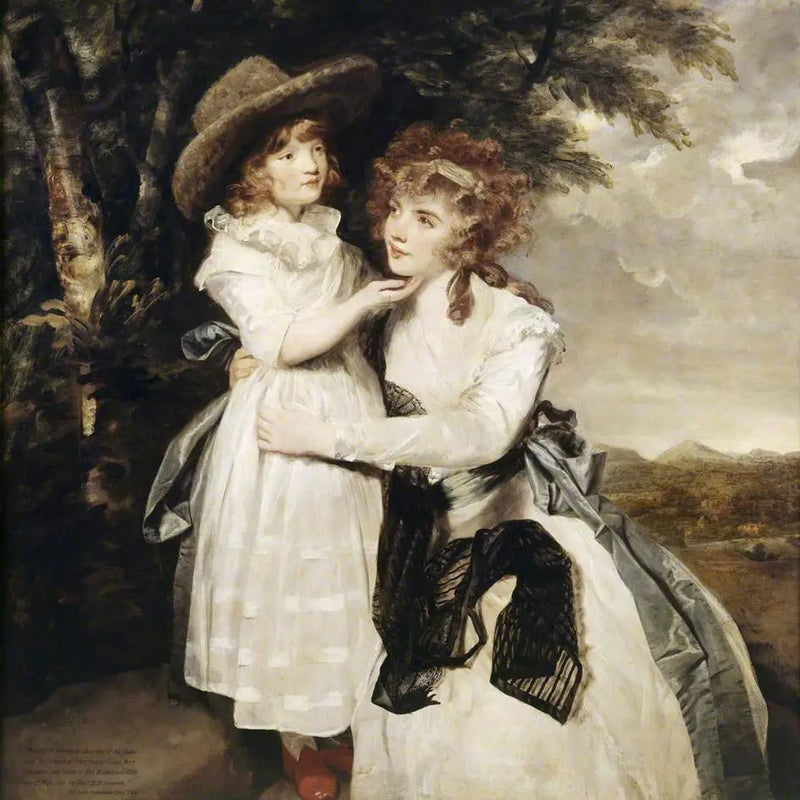 Miss Cocks och hennes systerdotter - Joshua Reynolds